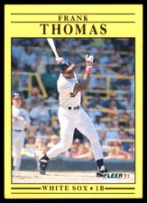 Frank Thomas 1991 Fleer #138 White Sox MLB READ FREE SHIPPING AutographDen