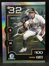 2025 Bowman - Bowman Scouts Top 100 Chrome Nick Kurtz #BTP-32 (RC)