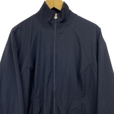 Cherokee Infinity Full Zip Black Nursing Scrub Jacket 4 Way Stretch Zip Pockets