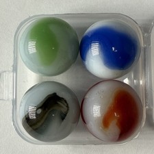 Lot Of 4 Akro Corkscrew Vintage Marbles 5/8 NM Condition