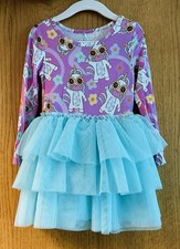 Posh Peanut Long sleeve Unicorn Tu Tu Dress Size 3T-4T