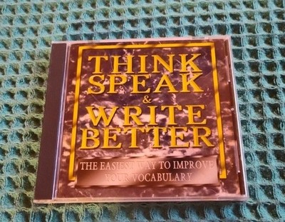 Think Speak & Write Better,PC Program,Vocabulary,over 5,000 Words,Smartek,CD.