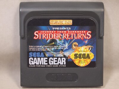 Strider Returns Journey From Darkness (SEGA Game Gear) Authentic Cart Only