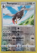 119/172 STARAPTOR REVERSE HOLO BRILLIANT STARS POKEMON CARD