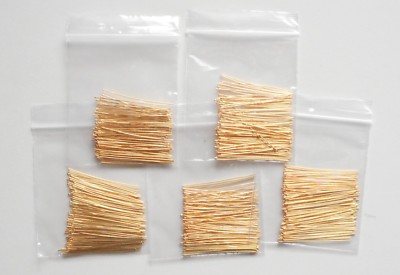 GOLDTONE HEADPINS 1 1/2 INCHES-PKG. 500--WHAT A BUY