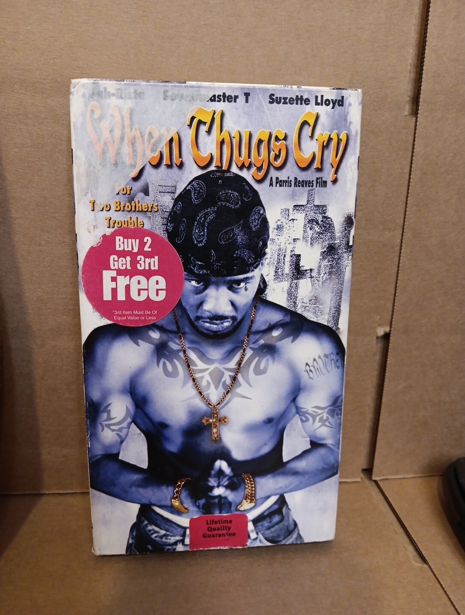 When Thugs Cry VHS 2003 Rap Jah-Rista Soundmaster T Suzette Lloyd