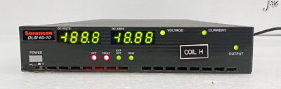 33406 SORENSEN PROGMABLE DC PS, 60V, DLM 60-10, 27-144657-00 DLM60