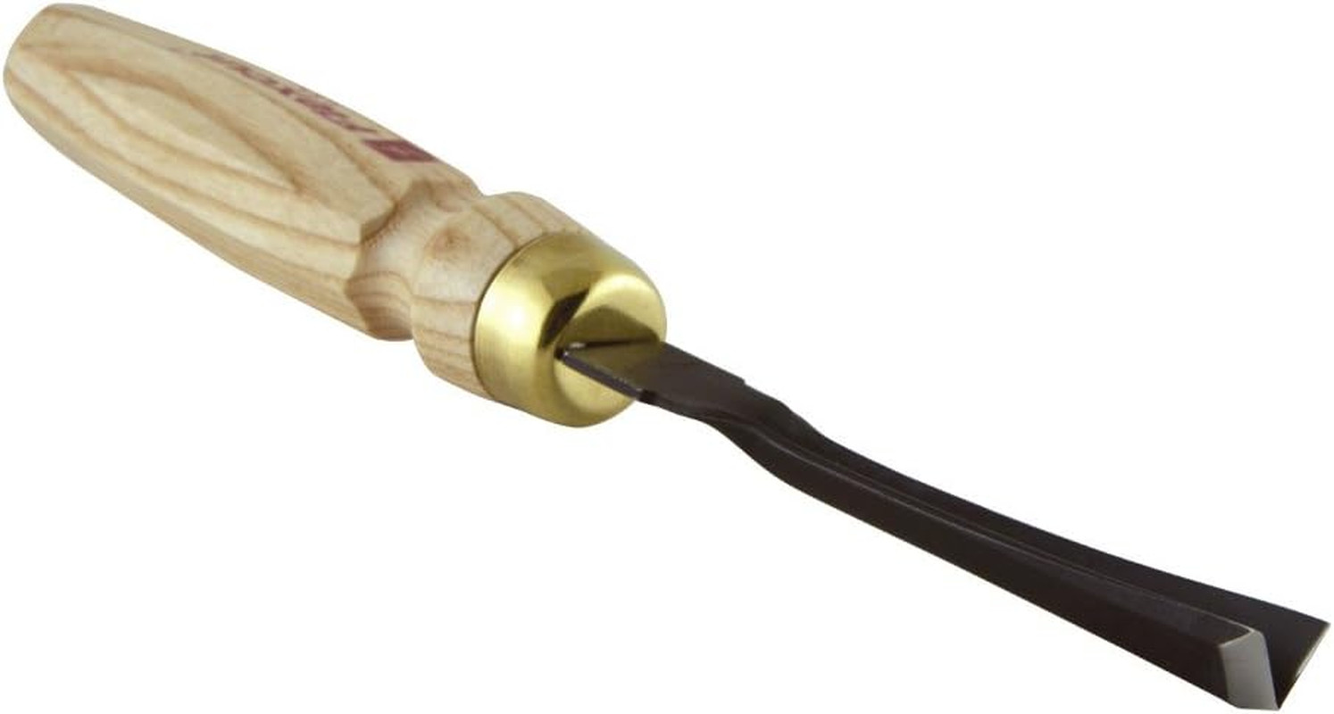 Mallet V-Tool, Straight Gouge Chisel, 60 Degrees, 1/2 Inch (MC460)