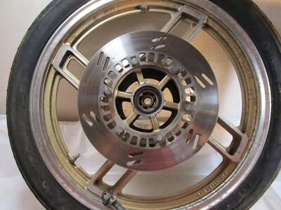 Yamaha 82 83 XZ550 Vision 550 OEM Front Rim Golden Dual Brake