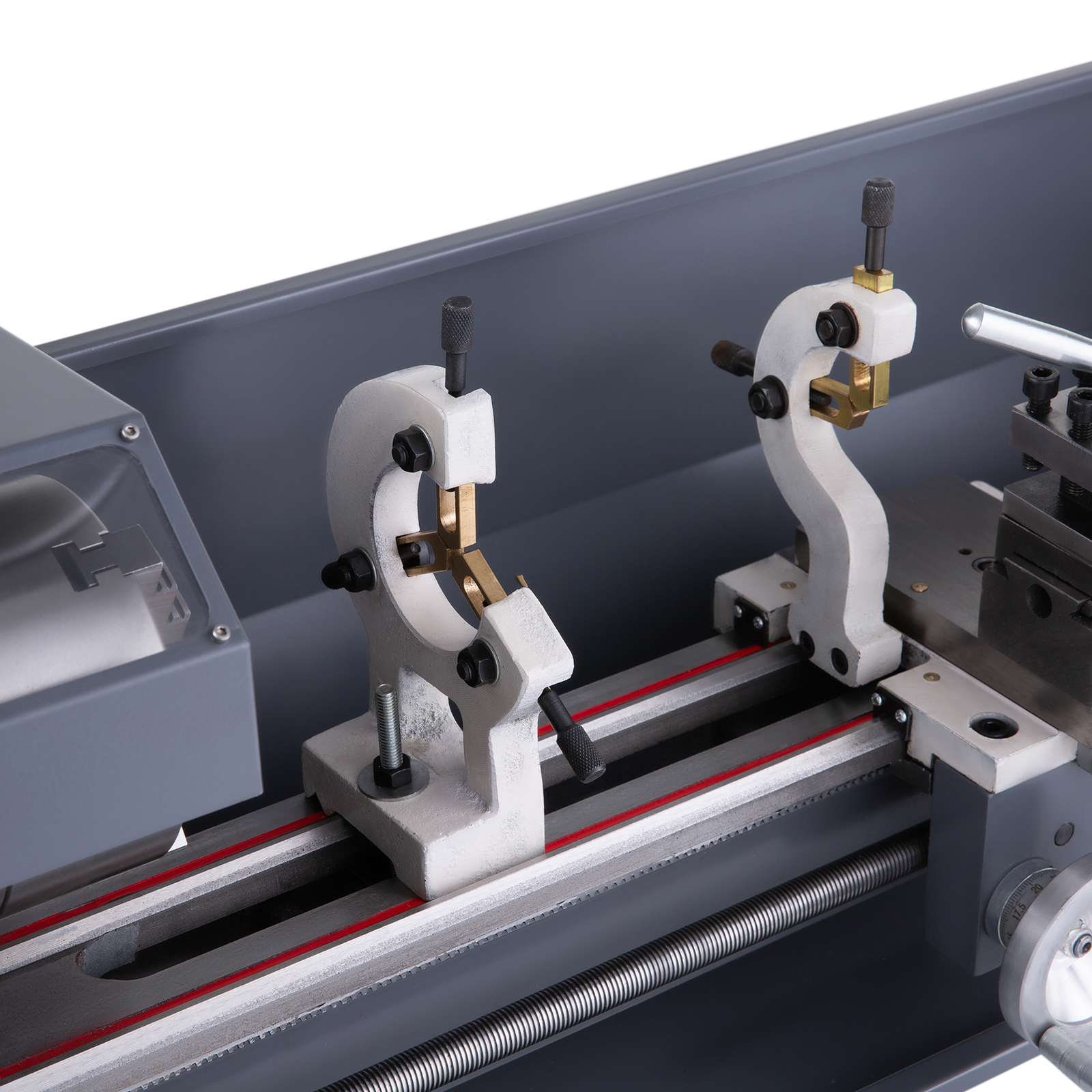 CRENEX 22x75cm Variable Speed Mini Metal Lathe Woodturning Milling Tool