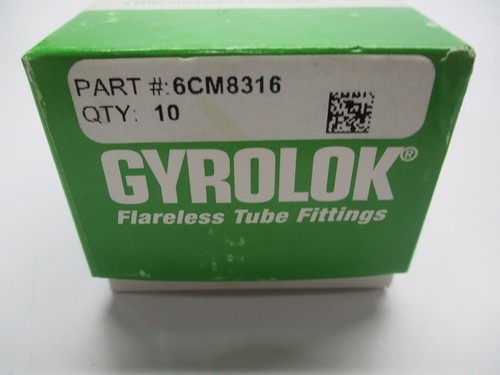 HOKE GYROLOK FITTINGS 6CM8316 PKG OF 10 NSMP - Picture 4 of 4
