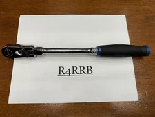 Snap-on Tools USA NEW LOCKING 3/8" Drive POWER BLUE Long Flex Ratchet FHLX80BMB