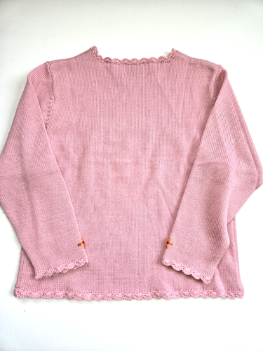 Girls Vintage Minnie Mouse Mickey For Kids Pink Sweater EUC 120/56 - Picture 4 of 11