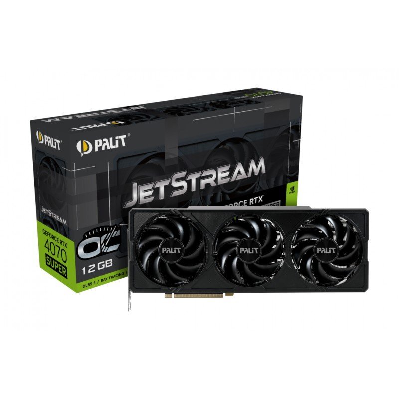 Palit GeForce RTX 4070 SUPER JetStream OC NVIDIA 12 GB GDDR6X