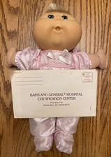 Cabbage Patch Kid CPK Doll Baby Girl Blue Eyes W/ Blonde Bangs 2005 ColetteWanda