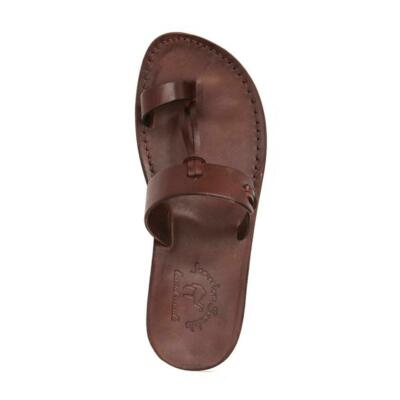 NEW JERUSALEM SANDALS DAVID NATURAL LEATHER 42 WOMEN display picture 1