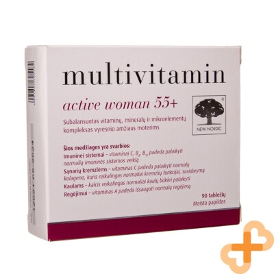 New Nordic Multivitamin Active Für Frauen 55+ Tabletten 90 Stück Komplex