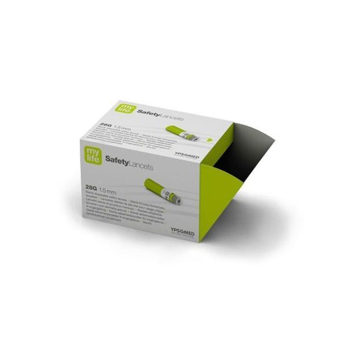 MYLIFE Safety Lancets 200pz Comfort Lancette di Sicurezza Monouso Sterili - Foto 2 di 4