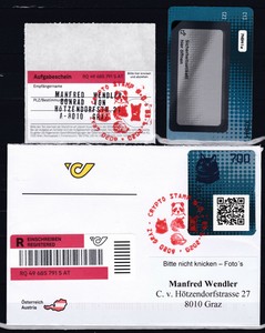 Crypto Stamp 2.0 Doge Schwarz 
