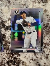2019 BOWMAN PLATINUM CARD LOS ANGELES DODGERS COREY SEAGER #38