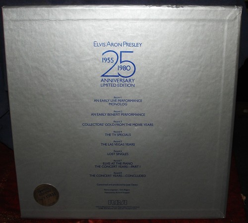 ELVIS PRESLEY "25th Anniversary 8LP BOX SET" #15631 with bonus stuff M- UNCUT! - Picture 2 of 5