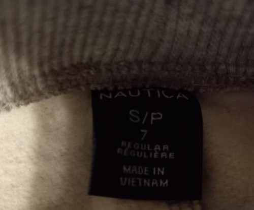 NEW Nautica Girls Shorts Grey Sine 7 Reg - Picture 3 of 4