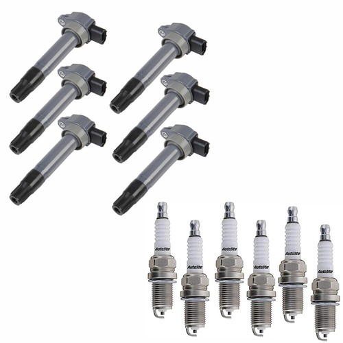 UF643 Ignition Coils + Autolite Spark Plugs for 0911 Mitsubishi Galant