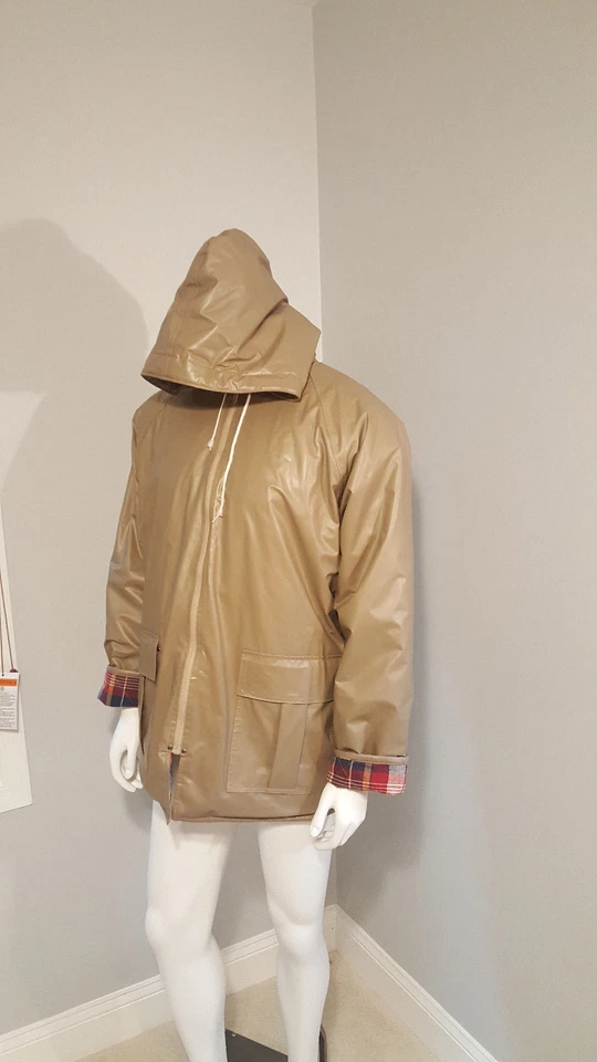 casual men's hooded rain jacket - Image 2 of 4