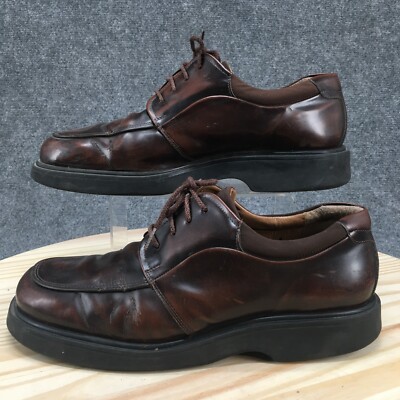 Bass Dress Shoes Mens 13 M Oxford Brown Leather Lace Up  display picture 3