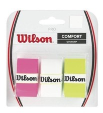 Wilson - WRZ401500- COMFORT Tennis Pro Racquet Pack of 3 Overgrip - Assorted