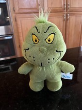 Baby Grinch Dr Seuss Who Stole Christmas 9" Green Stuffed Toy Plush Aurora