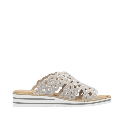 Rieker Sandalias Para Dama Beige V0689 - Picture 2 of 11