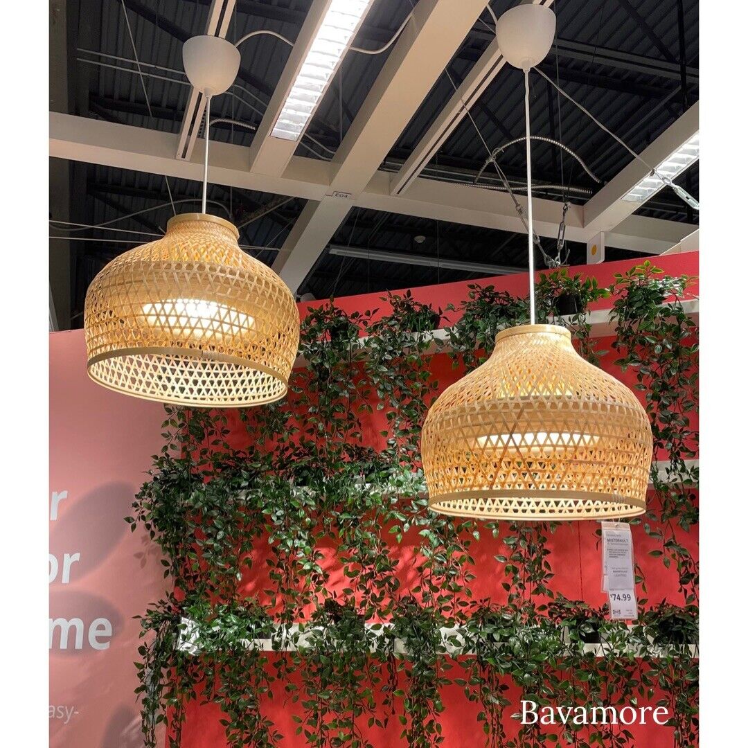 IKEA MISTERHULT Pendant lamp, bamboo, 18 IKEA MISTERHULT Pendant lamp, bamboo, 18