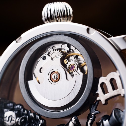 Uncle Scrooge Watch Mechanical Engraved Swiss 2025 Water Resistant Wristwatch - Picture 5 of 10