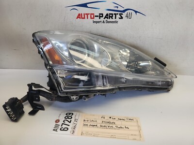 lens chipped 2006 2010 LEXUS IS 250 IS350 RIGHT XENON AFS HEADLIGHT OEM AW67289