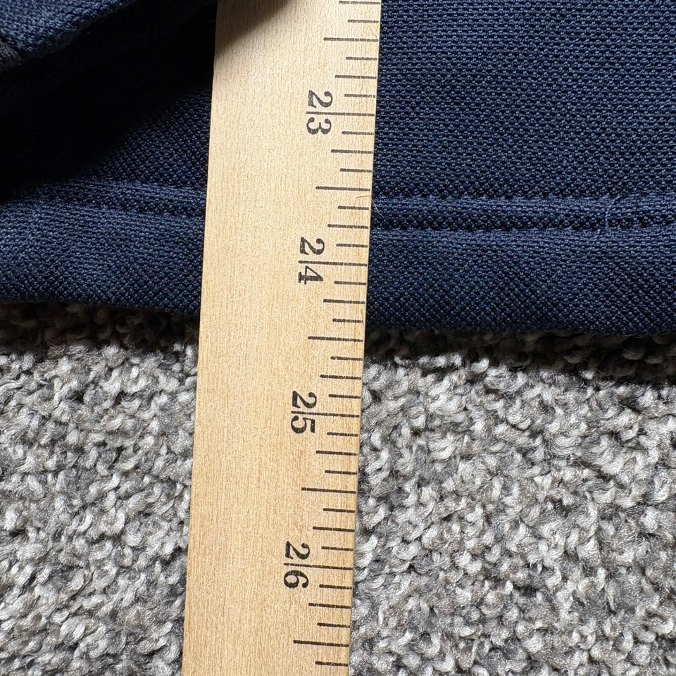 Chevron Employee Jacket Mens Medium Blue Black Full Zip Gas Station Work Sweater - Image 3 of 4