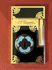 S.T. DUPONT HAUTE CREATION "TRAVEL IN TIME" TSUBA LIGHTER ROSE GOLD
