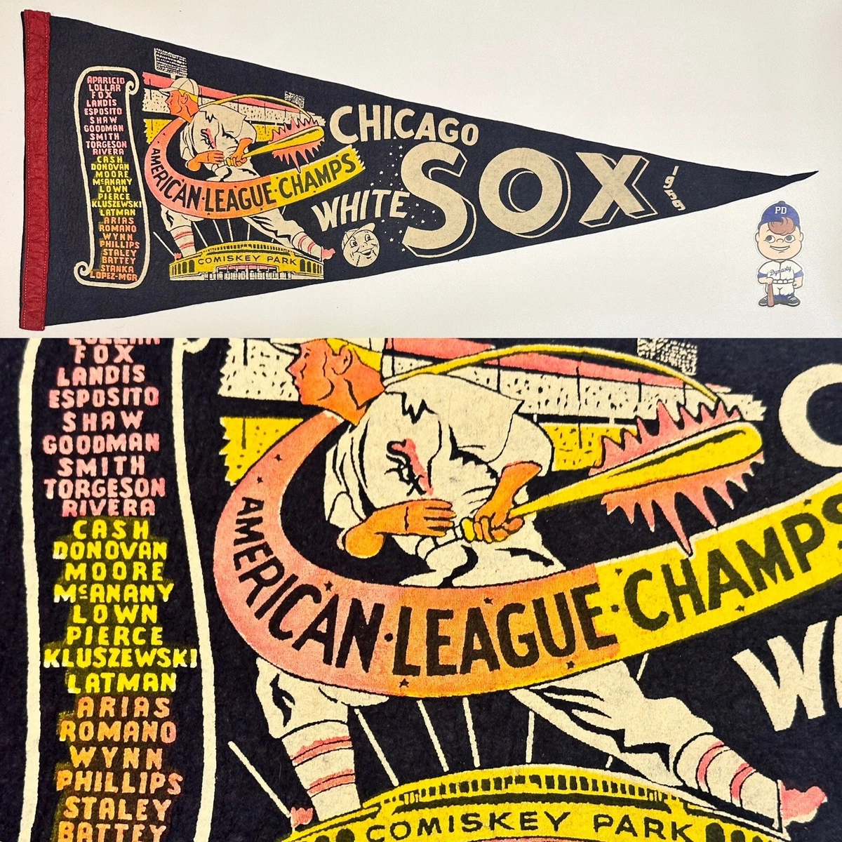 【当時物】CHICAGO WHITE SOXMillerLiteヴィンテージ看板 Chicago White Sox Baseball 1959 Vintage Sports Memorabilia for