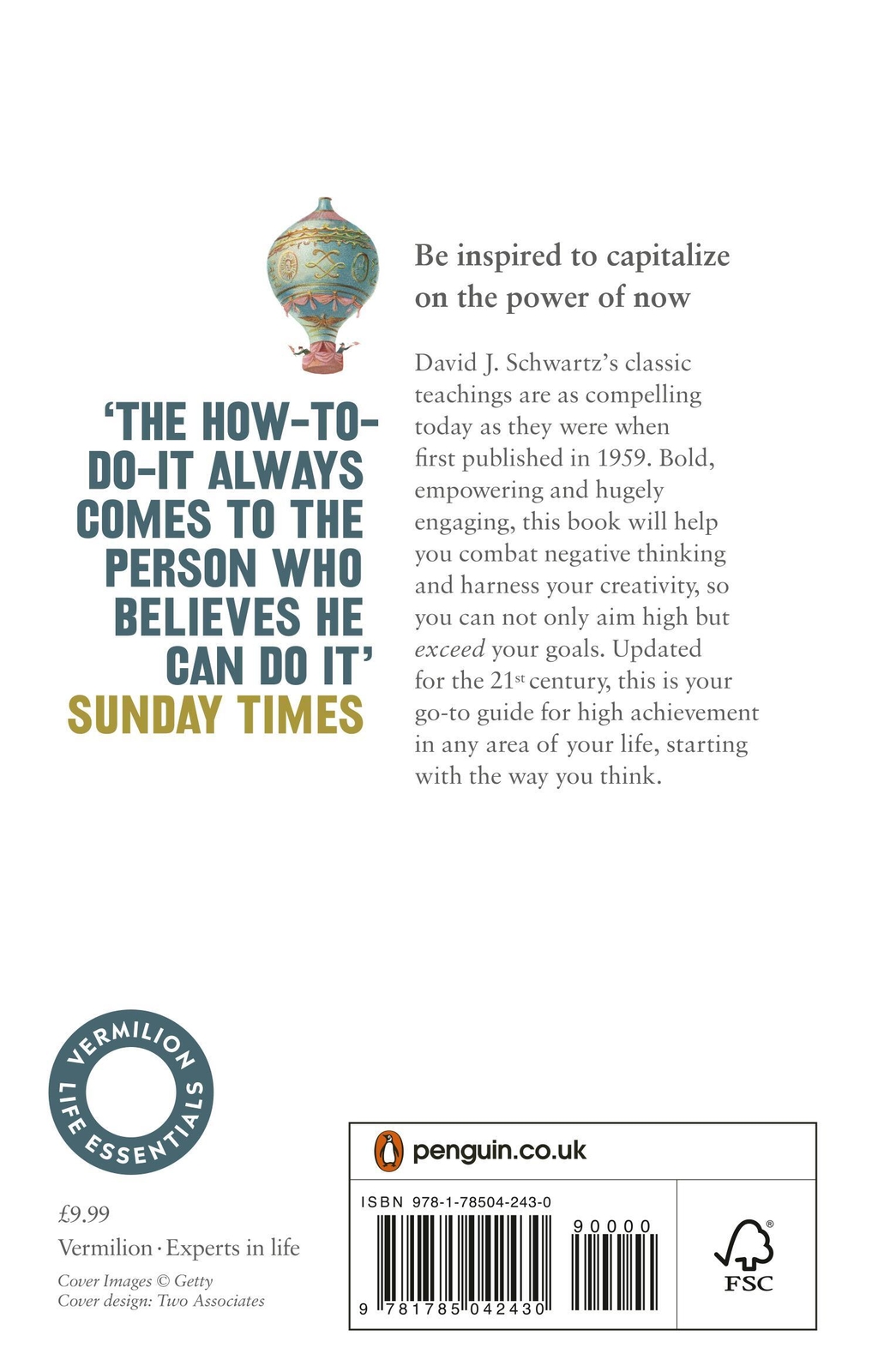 Thumbnail - The Magic Of Thinking Big (vermilion Life Essentials) David J Schwartz