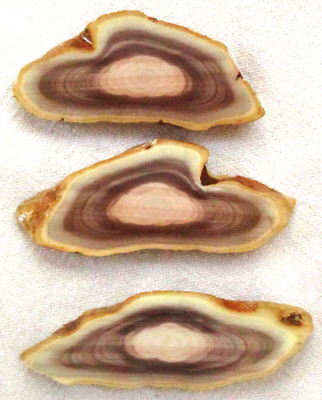 Imperial Jasper Slab - 70 Grams  - Pink - White - Mexico  - Lot of 3