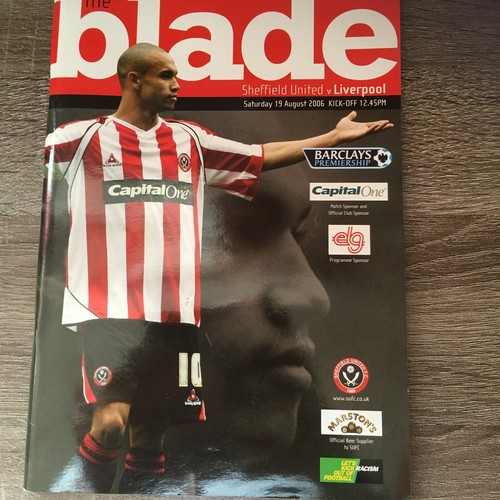 SHEFFIELD UNITED V LIVERPOOL 2006/07 - PREMIER LEAGUE PROGRAMME | eBay