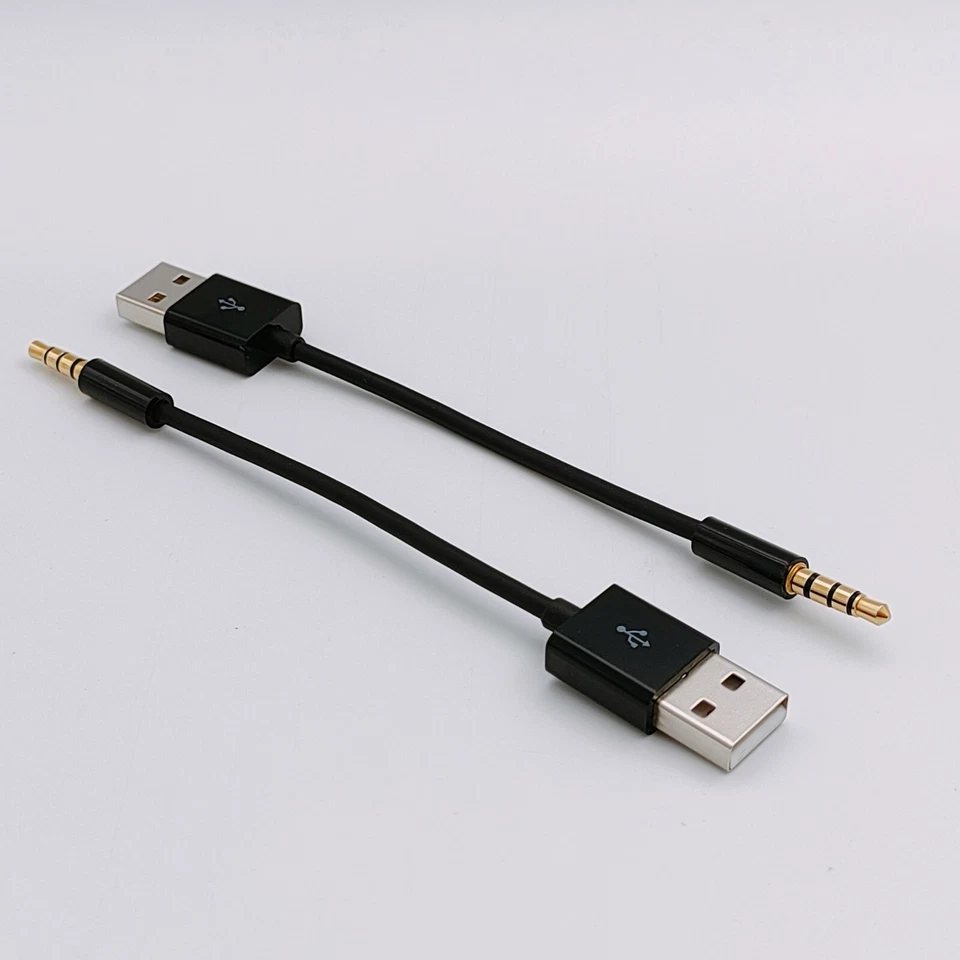 USB 3.5mm Data Sync Charger Cable Cord For Apple iPod Shuffle 3 4 5 6 7 Gen - Image 4 of 4