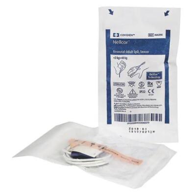 Nellcor OXIMAX Pulsoximetrie Sensoren 0,45m Steril Latexfrei Kurz-/Langzeit