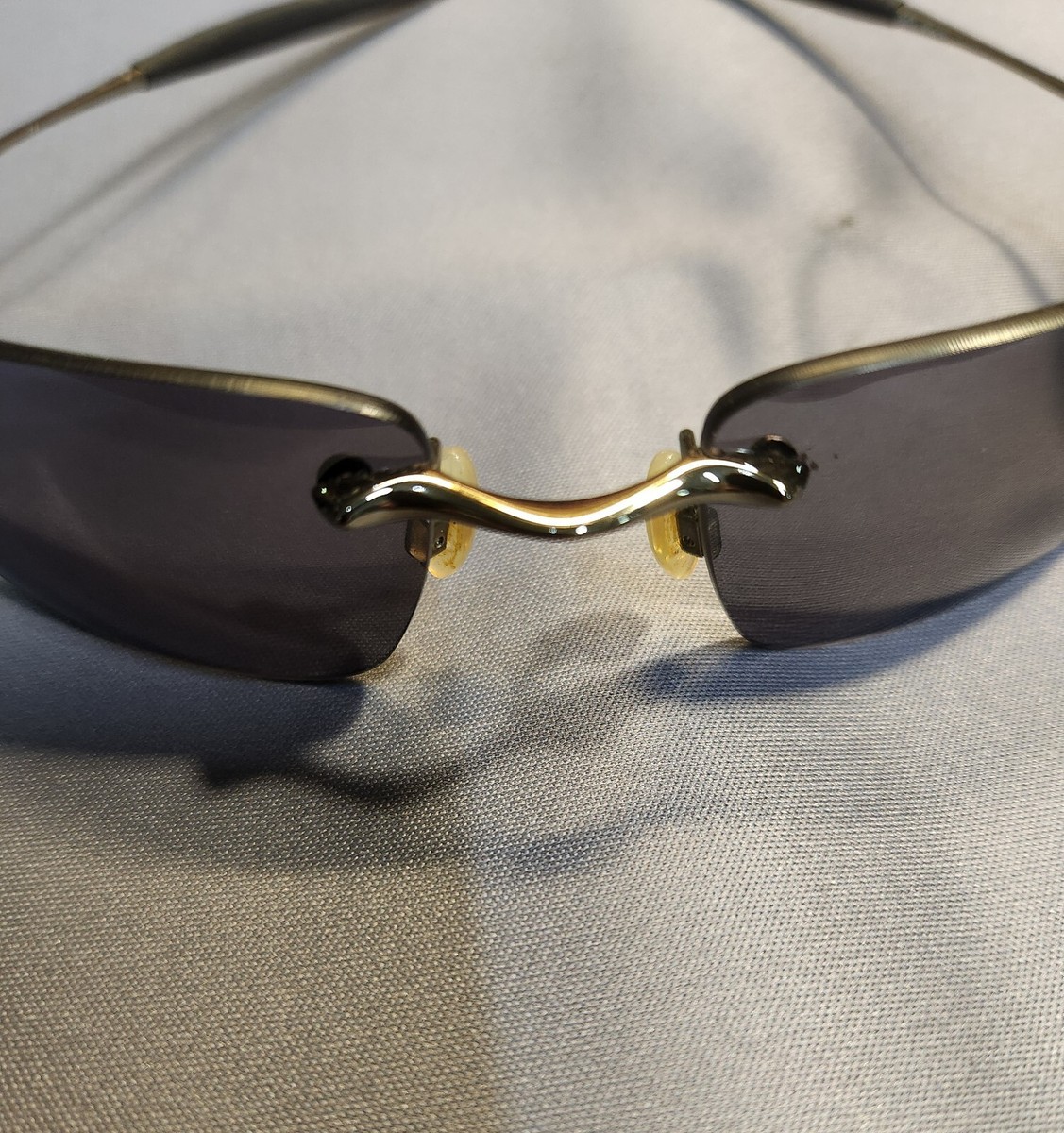 Oakley Why 8 Polished Chrome Sunglasses Grey Lens 05-873