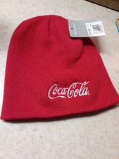 Coca Cola Beanie Hat Red Knit With Tags Trimark