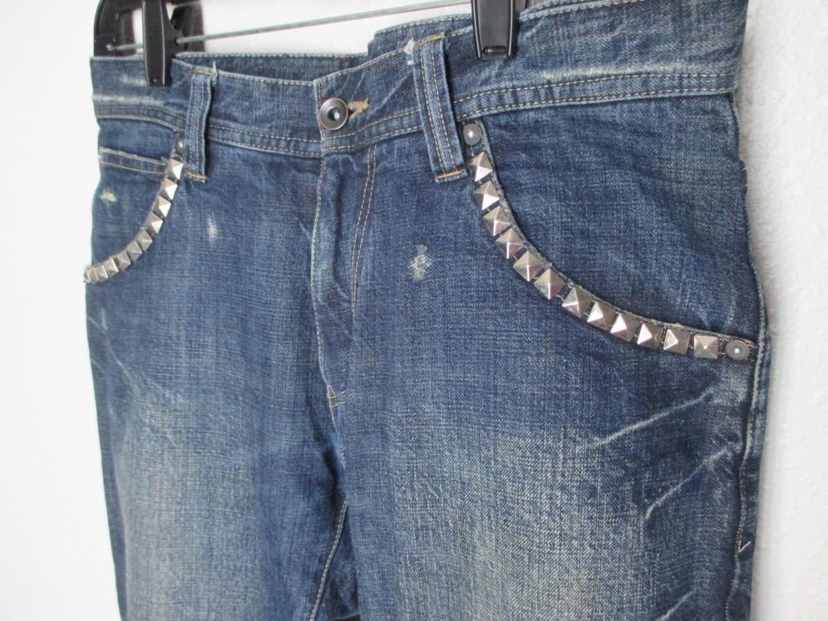 【ISSEY MIYAKE】デニム ジーンズ Issey Miyake Tete Homme Japanese denim blue jeans T.E. vtg