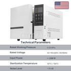 Dental 18L Class B Autoclave Vacuum Steam Sterilizer Sterilization+Printer US — photo 3