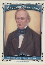CORNELIUS VANDERBILT UD GOODWIN CHAMPIONS SHORT PRINT SP #167 2013 13 UPPER DECK