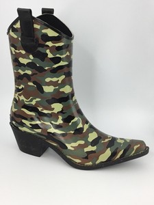 womens camo rubber boots