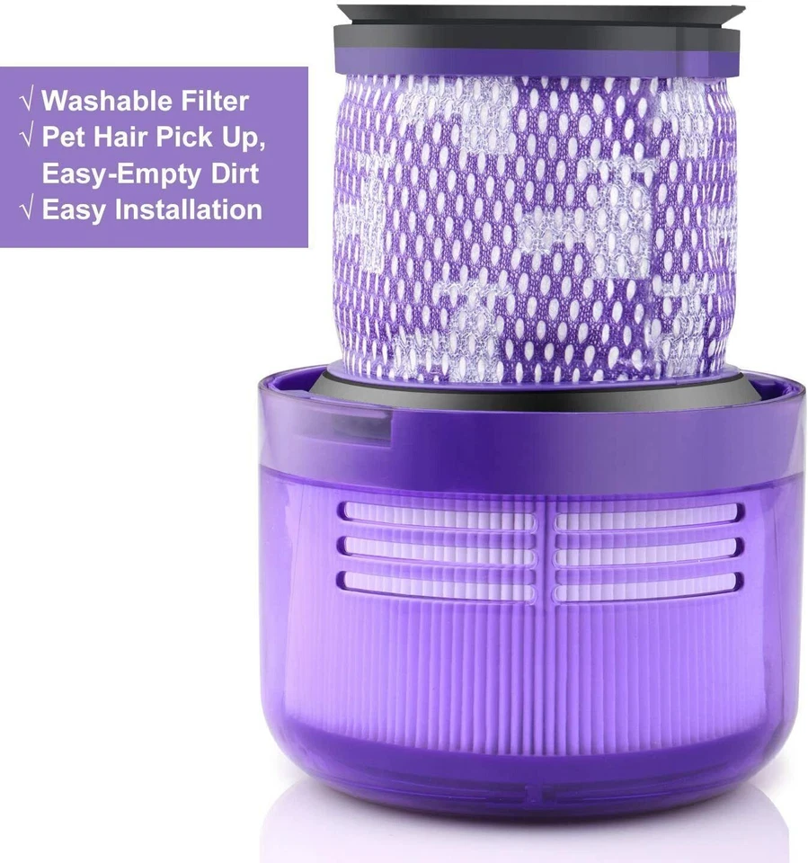 2/3X Replacement Filter for Dyson V11 Absolute V11 Animal V15 Detect Vacuum SV22 - image 4 of 4